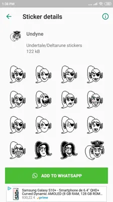 Undertale & Deltarune Stickers for WhatsApp android App screenshot 4